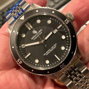 AQUANERO Hydrosphere 'Obsidian Nero' HS1 42 mm Swiss Watch